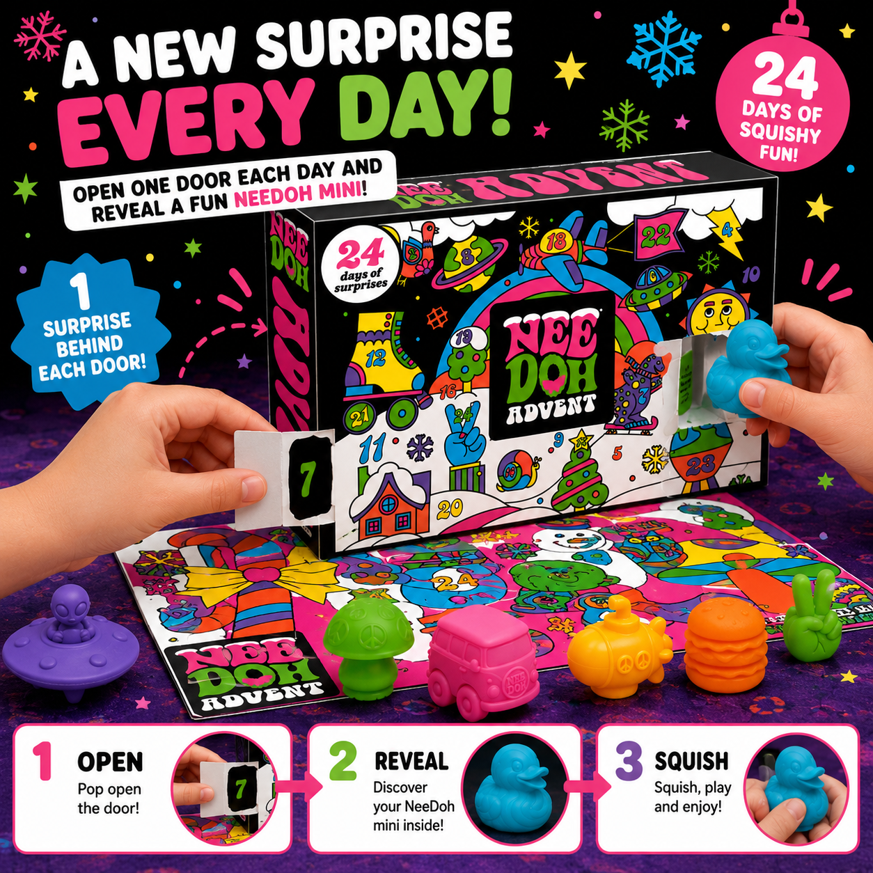 NeeDoh™ Squishmas Advent Calendar 2026