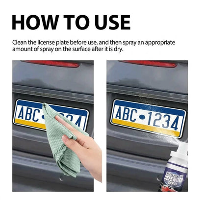 License Plate Reflective Spray
