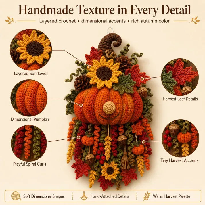 Crochet texture details