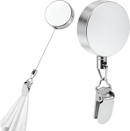 Retractable Towel Holder Clips