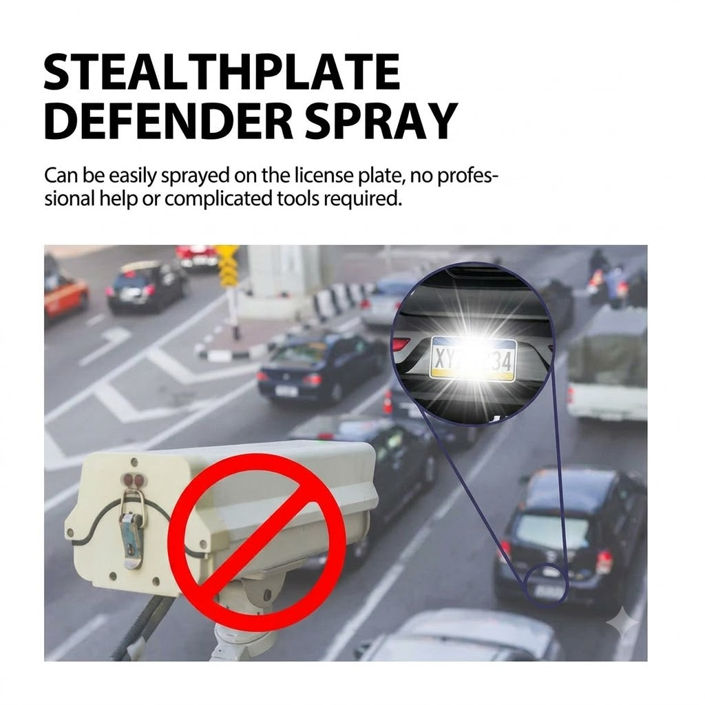 License Plate Reflective Spray