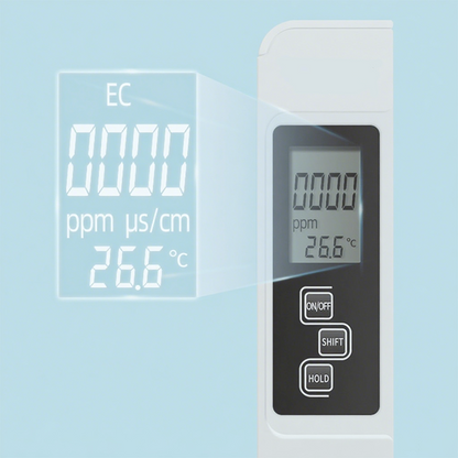 ✨ 3-in-1 TDS Water Quality Tester - Measures pH, Chlorine, and Hardness with LCD Display for Pools and Aquariums 🌊📱