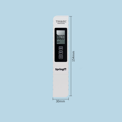 ✨ 3-in-1 TDS Water Quality Tester - Measures pH, Chlorine, and Hardness with LCD Display for Pools and Aquariums 🌊📱